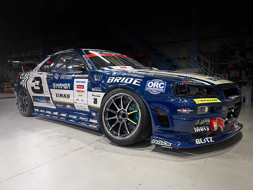 Rays Gram Lights 57NR 'Black Metal Coat' Chrome Limited Edition Colour