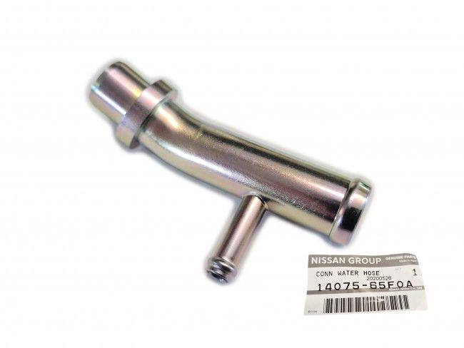 Genuine Nissan SR20DET Water Hose Pipe Connector - Part Number: 14075-65F00