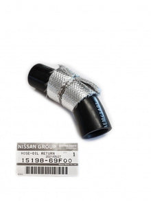 Genuine Nissan SR20DET Oil Return Hose - Part Number: 15198-69F00