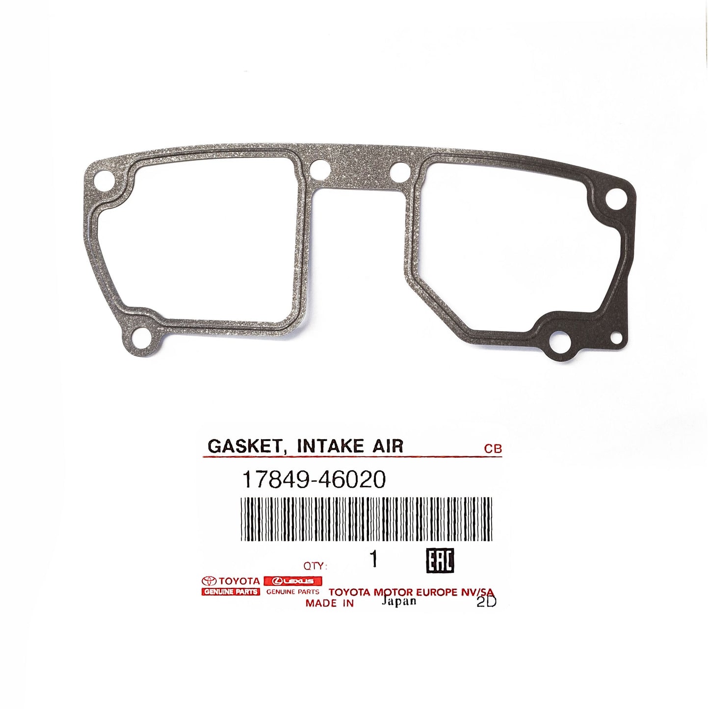 Genuine Toyota 1JZ/2JZ-GE Intake Air Connector Gasket - Part Number: 17849-46020