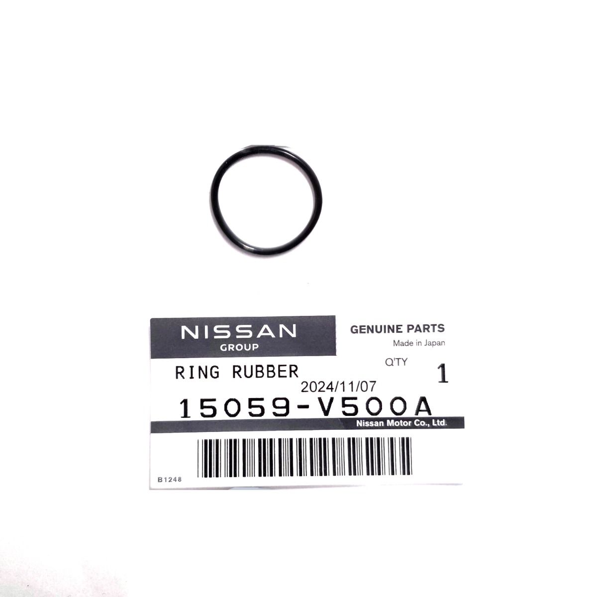 Genuine Nissan  Oil Strainer Rubber O-Ring Pickup Gasket - Part Number: 15059-V500A