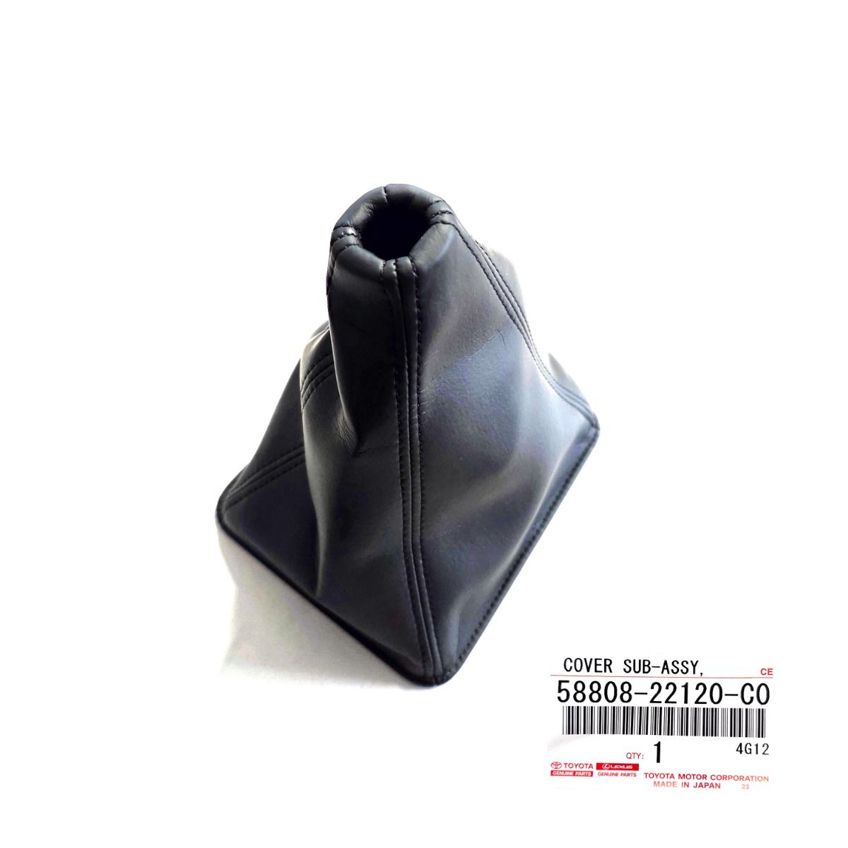 Genuine Toyota 1JZ-GTE Black Gearstick Shift Boot - Part Number: 58808-22120