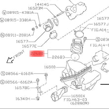 Genuine Nissan SR20DET MAF Mass Air Flow Sensor - Part Number: 22680-52F00
