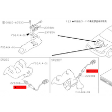 Genuine Nissan SR20DE/T O2 Lambda Sensor - Part Number: 22690-69F00