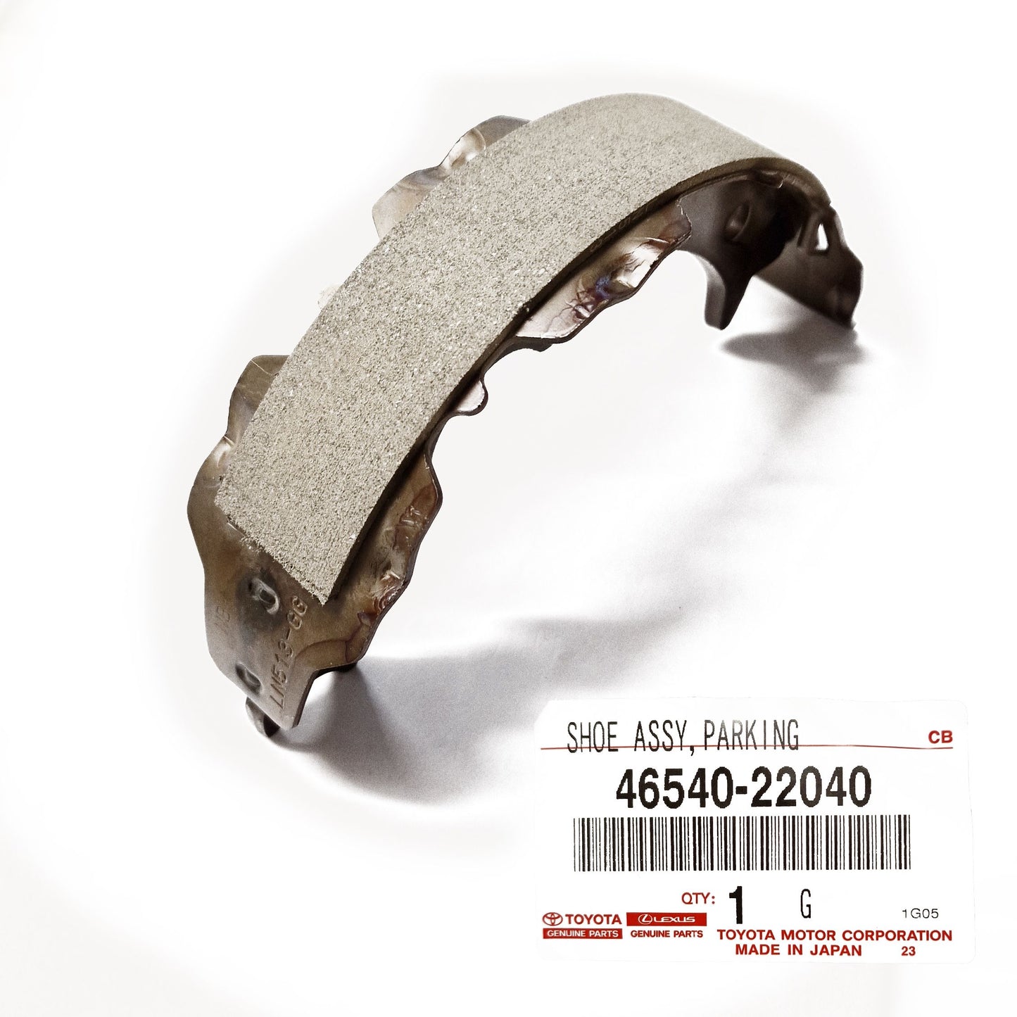 Genuine Toyota Rear JZX90/100 RH/LH No 1 Brake Shoe - Part Number: 46540-22040