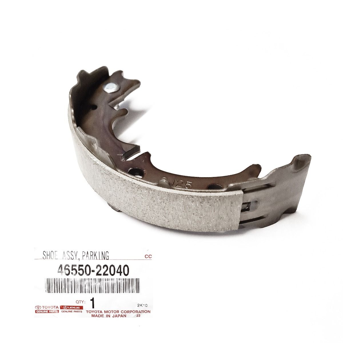 Genuine Toyota Rear RH/Centre No 2 Brake Shoe - Part Number: 46550-22040
