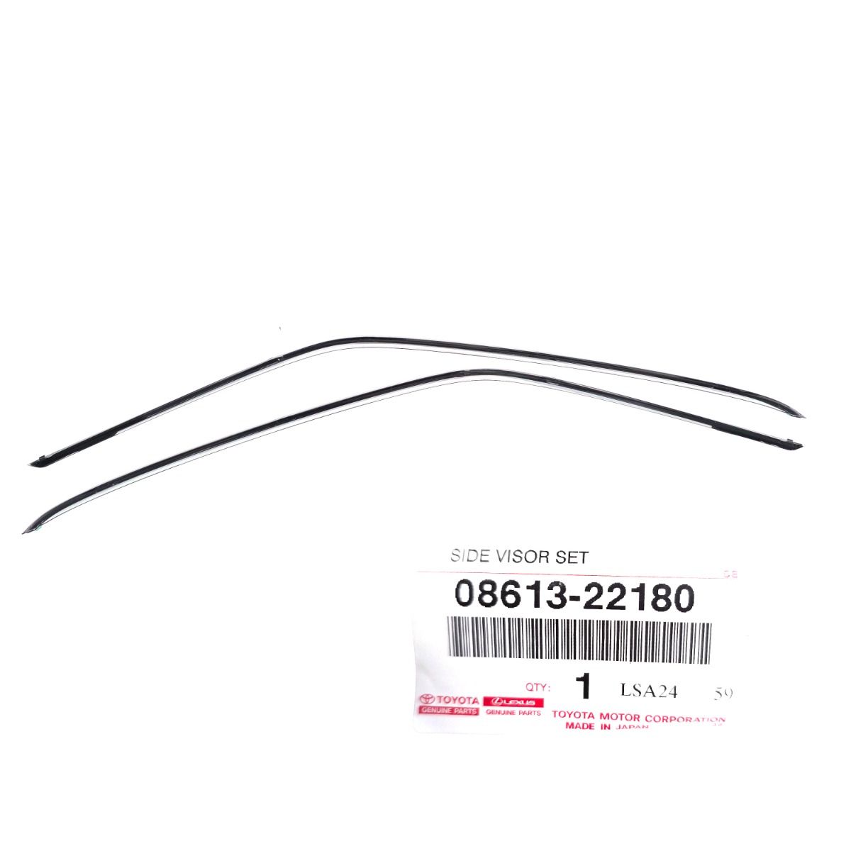 Genuine Toyota Wind Deflector Set For Chaser Mark II - Part Number: 08613-22180