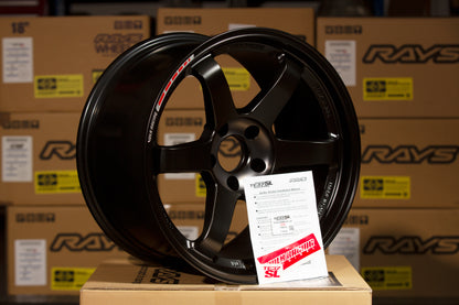 5x114.3 RAYS Volk Racing TE37SL Black Edition 3 - 18x10.5J ET21